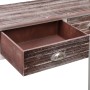 Mesa consola de madera marrón 90x30x77 cm de vidaXL, Mesas auxiliares - Ref: Foro24-284144, Precio: 83,47 €, Descuento: %