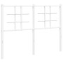 White metal headboard 120 cm by , Headboards and footboards - Ref: Foro24-355641, Price: 32,99 €, Discount: %