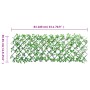 Expandable green artificial ivy trellis 5 units 180x65 cm by , fence panels - Ref: Foro24-366587, Price: 95,38 €, Discount: %