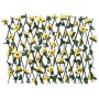 Expandable lattice fence with artificial yellow ivy 180x60 cm by , fence panels - Ref: Foro24-366598, Price: 29,05 €, Discoun...