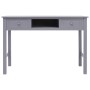 Gray wooden desk 110x45x76 cm by vidaXL, Desks - Ref: Foro24-284156, Price: 126,98 €, Discount: %