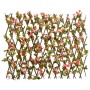 Pink artificial ivy expandable fence trellis 180x60 cm by , fence panels - Ref: Foro24-366578, Price: 31,45 €, Discount: %