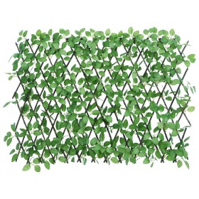 Green artificial ivy expandable fence trellis 180x65 cm by , fence panels - Ref: Foro24-366586, Price: 29,99 €, Discount: %