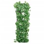 Green artificial ivy expandable fence trellis 186x30 cm by , fence panels - Ref: Foro24-366590, Price: 32,60 €, Discount: %