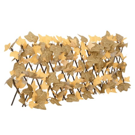 Orange artificial maple leaf expandable trellis 180x30 cm by , fence panels - Ref: Foro24-366592, Price: 18,66 €, Discount: %