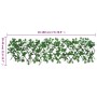 Expandable green artificial ivy lattice fence 180x30 cm by , fence panels - Ref: Foro24-366588, Price: 25,52 €, Discount: %