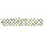 Expandable lattice artificial yellow ivy 5 units 180x20 cm by , fence panels - Ref: Foro24-366597, Price: 57,37 €, Discount: %