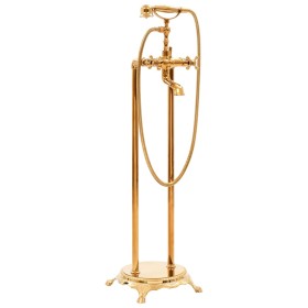 Grifo para bañera de pie acero inoxidable dorado 99,5 cm de vidaXL, Grifos de bañera - Ref: Foro24-145095, Precio: 228,99 €, ...