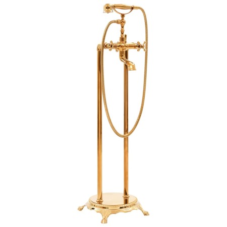 Grifo para bañera de pie acero inoxidable dorado 99,5 cm de vidaXL, Grifos de bañera - Ref: Foro24-145095, Precio: 228,79 €, ...