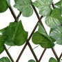 Green artificial vine expandable fence trellis 180x20 cm by , fence panels - Ref: Foro24-366580, Price: 15,98 €, Discount: %