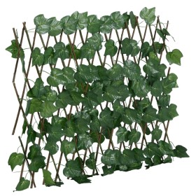 Green artificial vine expandable fence trellis 190x60 cm by , fence panels - Ref: Foro24-366582, Price: 19,77 €, Discount: %