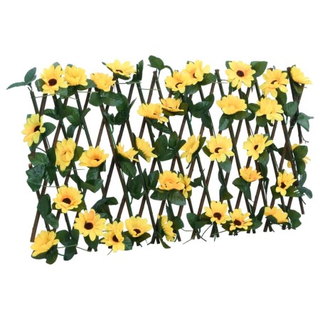 Expandable fence trellis artificial ivy yellow 180x20 cm by , fence panels - Ref: Foro24-366596, Price: 17,99 €, Discount: %