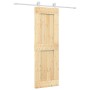 Sliding door with solid pine wood fittings 70x210 cm by , Doors - Ref: Foro24-3203090, Price: 192,64 €, Discount: %