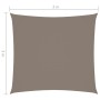 Rahsegel Markise Oxford Stoff taupe grau 3x3 m von , Sonnenschirme - Ref: Foro24-135412, Preis: 34,99 €, Rabatt: %