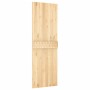 Sliding door with solid pine wood hardware 70x210 cm by , Doors - Ref: Foro24-3203260, Price: 191,08 €, Discount: %