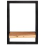 Wall shelves 2 units solid acacia wood 25x25x35 cm by , Shelves and shelves - Ref: Foro24-338461, Price: 39,80 €, Discount: %