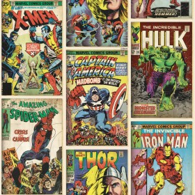 Hintergrundbild „Kids at Home Marvel Action Heroes“. von Noordwand, Bemaltes Papier - Ref: Foro24-425336, Preis: 30,99 €, Rab...