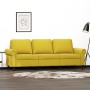 Sofá de 3 plazas terciopelo amarillo 180 cm de , Sofás - Ref: Foro24-359545, Precio: 298,53 €, Descuento: %