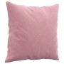 Sofá de 3 plazas con cojines terciopelo rosa 180 cm de , Sofás - Ref: Foro24-3200958, Precio: 309,77 €, Descuento: %