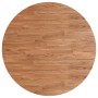 Round light brown oak wood table top Ø90x1.5 cm by , Table tops - Ref: Foro24-342964, Price: 101,82 €, Discount: %