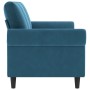 3 seater blue velvet sofa 180 cm by , Sofas - Ref: Foro24-359548, Price: 298,36 €, Discount: %