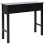 Mesa consola de madera negra 90x30x77 cm de vidaXL, Mesas auxiliares - Ref: Foro24-284148, Precio: 159,12 €, Descuento: %