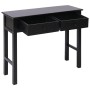 Mesa consola de madera negra 90x30x77 cm de vidaXL, Mesas auxiliares - Ref: Foro24-284148, Precio: 159,12 €, Descuento: %