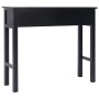 Mesa consola de madera negra 90x30x77 cm de vidaXL, Mesas auxiliares - Ref: Foro24-284148, Precio: 159,12 €, Descuento: %