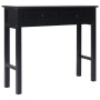 Mesa consola de madera negra 90x30x77 cm de vidaXL, Mesas auxiliares - Ref: Foro24-284148, Precio: 159,12 €, Descuento: %