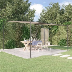 Steel gazebo and beige fabric 4x4 m 180 g/m² by , Tents and gazebos - Ref: Foro24-362466, Price: 237,80 €, Discount: %