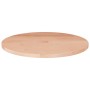 Round untreated oak wood table surface Ø30x1.5cm by , Table tops - Ref: Foro24-342893, Price: 17,18 €, Discount: %