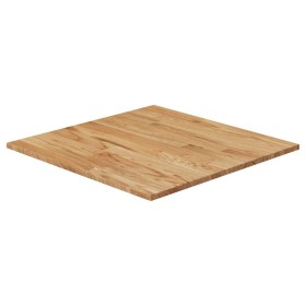 Quadratische Tischplatte aus hellbraunem Eichenholz, 70 x 70 x 1,5 cm von , Tischplatten - Ref: Foro24-343003, Preis: 61,99 €...