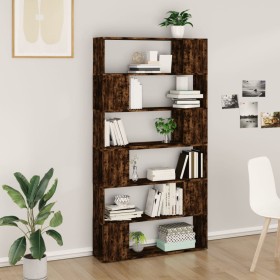 Smoked oak bookshelf/space divider 100x24x188 cm by , Bookcases and shelves - Ref: Foro24-3187603, Price: 115,07 €, Discount: %