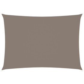 Rectangular shade sail in gray taupe Oxford fabric, 2x4.5 m. by , Umbrellas - Ref: Foro24-135423, Price: 35,99 €, Discount: %