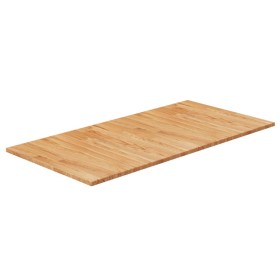 Encimera baño madera maciza tratada marrón claro 100x50x1,5 cm de , Encimeras - Ref: Foro24-343011, Precio: 58,99 €, Descuent...