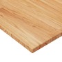 Encimera baño madera maciza tratada marrón claro 100x50x1,5 cm de , Encimeras - Ref: Foro24-343011, Precio: 58,81 €, Descuent...