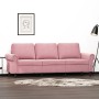 Sofá de 3 plazas terciopelo rosa 180 cm de , Sofás - Ref: Foro24-359542, Precio: 329,62 €, Descuento: %