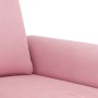 Sofá de 3 plazas terciopelo rosa 180 cm de , Sofás - Ref: Foro24-359542, Precio: 329,62 €, Descuento: %