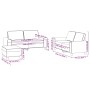 3-teilige Sofagarnitur aus hellgrauem Stoff von , Sofas - Ref: Foro24-3201890, Preis: 571,05 €, Rabatt: %