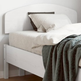 Solid white pine wood bed headboard 75 cm by , Headboards and footboards - Ref: Foro24-842523, Price: 34,05 €, Discount: %