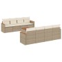 Set de sofás de jardín 9 pzas con cojines ratán sintético beige de , Conjuntos de jardín - Ref: Foro24-3225820, Precio: 678,2...