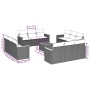 Garden sofa set with cushions 13 pieces gray synthetic rattan by , Garden sets - Ref: Foro24-3225843, Price: 962,99 €, Discou...