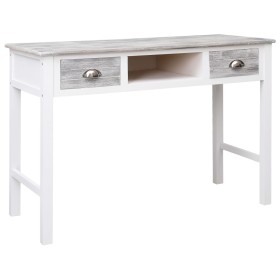 Escritorio de madera gris 110x45x76 cm de vidaXL, Escritorios - Ref: Foro24-284153, Precio: 128,99 €, Descuento: %