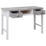 Gray wooden desk 110x45x76 cm by vidaXL, Desks - Ref: Foro24-284153, Price: 128,99 €, Discount: %