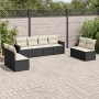 8-teiliges Gartensofa-Set und schwarze synthetische Rattankissen von , Gartensets - Ref: Foro24-3225888, Preis: 452,70 €, Rab...