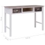 Brauner Holzschreibtisch 110x45x76 cm von vidaXL, Schreibtische - Ref: Foro24-284154, Preis: 175,01 €, Rabatt: %