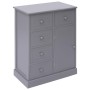 Sideboard with 10 gray wood drawers 113x30x79 cm by vidaXL, Sideboards - Ref: Foro24-284176, Price: 185,99 €, Discount: %