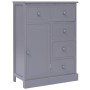 Sideboard with 10 gray wood drawers 113x30x79 cm by vidaXL, Sideboards - Ref: Foro24-284176, Price: 185,99 €, Discount: %