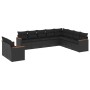 Set de sofás de jardín 10 pzas cojines ratán sintético negro de , Conjuntos de jardín - Ref: Foro24-3226111, Precio: 630,68 €...