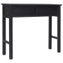 Black wooden console table 90x30x77 cm by vidaXL, Side tables - Ref: Foro24-284151, Price: 104,99 €, Discount: %